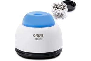 ONiLAB Mini Vortex Mixer with Touch Function, Lab Mixing, Nail Polish,Tattoo Ink,Eyelash Adhesives and Acrylic Paints Mixing, Lab Vortexer for Centrifuge Tubes and Test Tubes,Blue