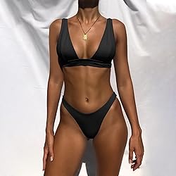 Bathing Suits for Women Deep V Neck Sexy Two Piece