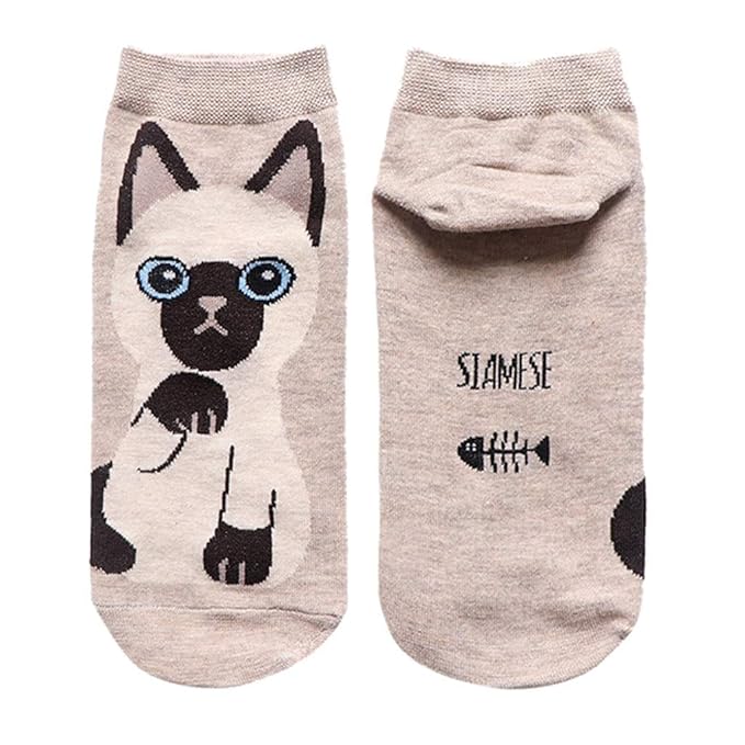 Yibaision Damen Socken aus Baumwolle Witzige Socken Karikatur Tier Socken Socken Bunt Mädchen Verrückte Thermo Bunt Muster So