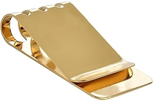 Lindenle Money Clip Spring Steel Cash Clips Large Capacity Minimalist Front Pocket Wallet