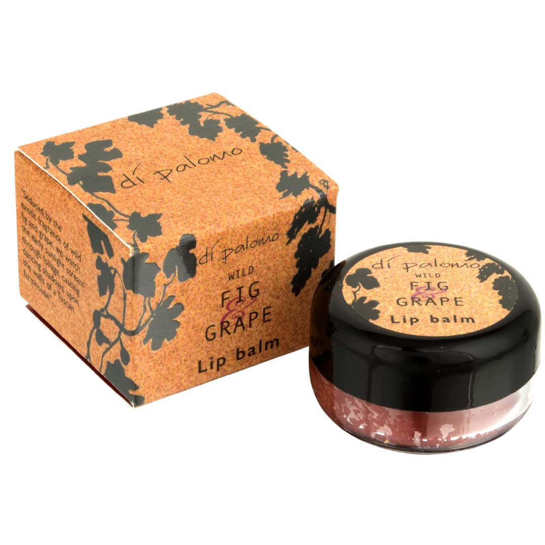 Di Palomo Wild Fig & Grape Lip Balm 10ml | Moisturising Lip Treatment with Tint | Hydrating Lip Care for Dry, Cracked Lips | Vaseline Lip Balm Therapy