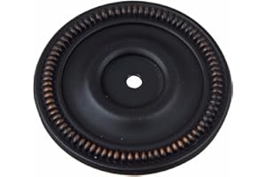 2-1/2" Round Ring Back Plate Cabinet Oil Rubbed Bronze - 5060-ORB-1