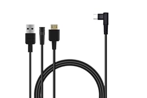 3-in-1 Cable for Huion KAMVAS Pro 13, 12 & 16 Drawing Pen Tablet Monitor