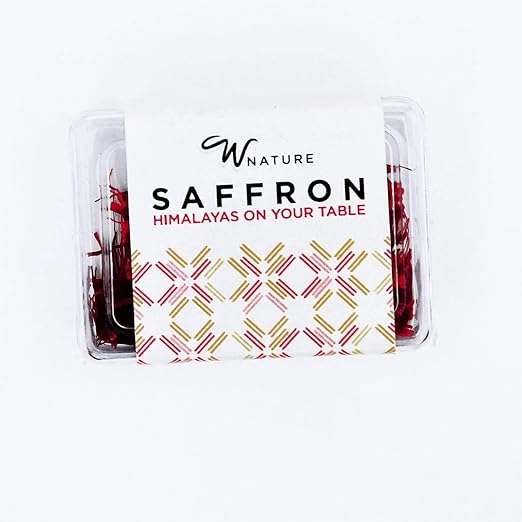 Wnature Organic Mongra Grade A++ Kashmir Saffron-1g-100% Pure & Natural