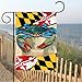 Maryland Blue Crab Garden Flag by Joe Barsin, 12x18