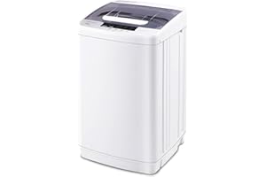 Outspurge Full Automatic Washer Machine,Portable Washing Machine for Household Use,1.7 Cu.Ft.Laundry Washer Spin with 10 Wash Programs & LED Display& Built-in Drain Pump,Ideal for RV,Camping,Apartment