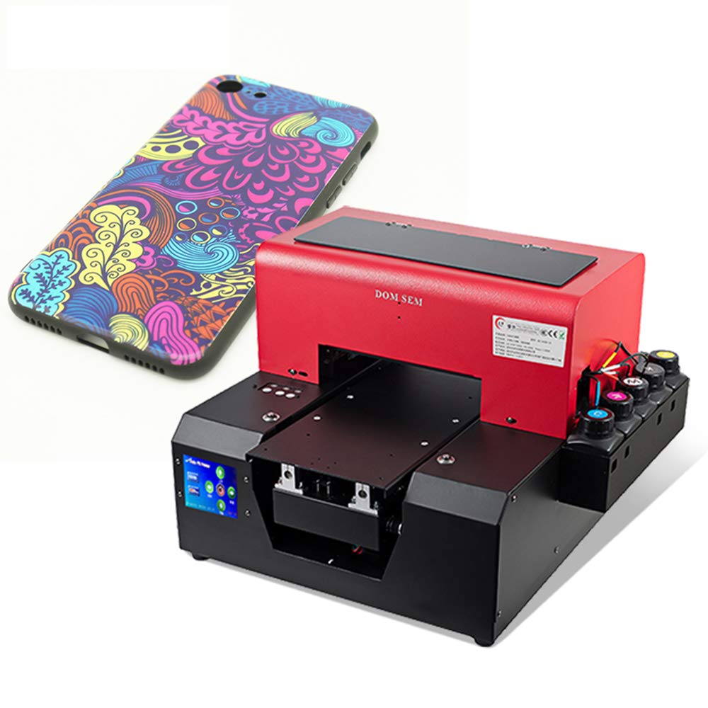 CHENJIU A4 Uv Printer Professinal DIY Printing Machine for Phone Case, Glass, Pen, Wood, Metal, Plas
