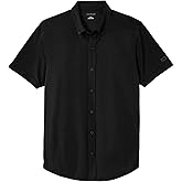 OGIO Unisex Gravitate Full Button Polo | Moisture Wicking Polo Shirt for Men & Women, Athletic Button Down Shirt