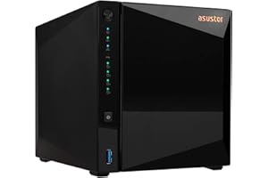 Asustor Drivestor 4 Pro AS3304T - 4 Bay NAS, 1.4GHz Quad Core, 2.5GbE Port, 2GB RAM DDR4, Network Attached Storage (Diskless)