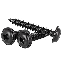 HanTof 100 Pcs M5 x 12/16/20/25/30mm Pan Head with