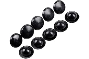 Set 10X Rubber Pads 8mm Foot Boards Compatible with 1986-2016 Harley Touring Driver Passenger Floorboards - Black