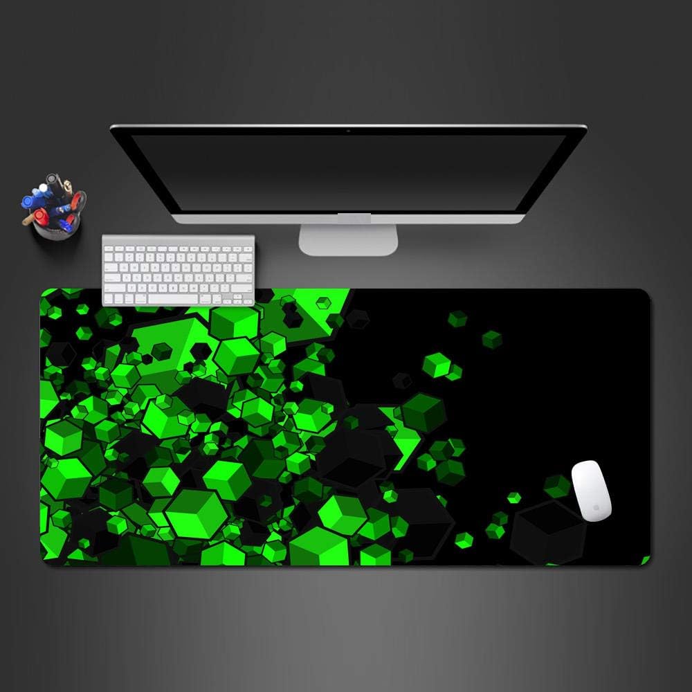 YWSZYMouse Pad 3D Gummi Grün Mauspad Pc Spiel Computer Tastatur Maus