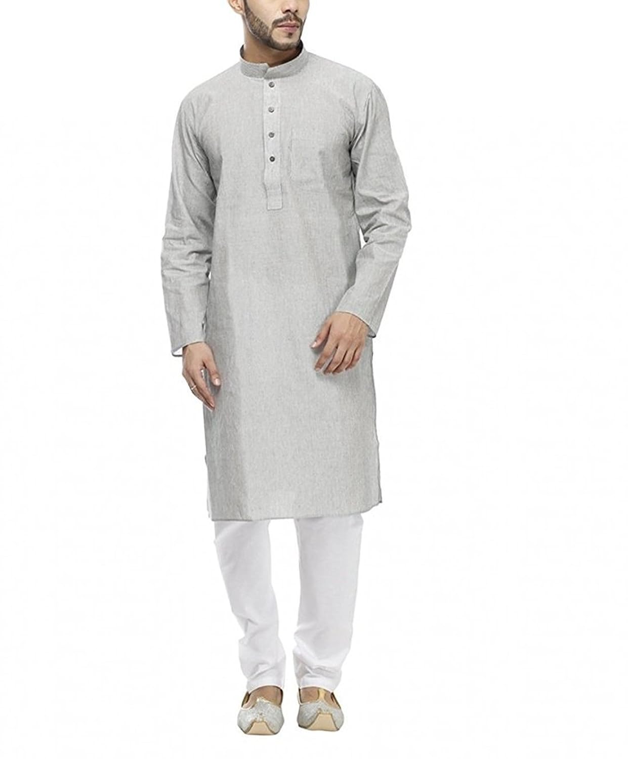 royal kurta mens grey linen kurta pyjama set