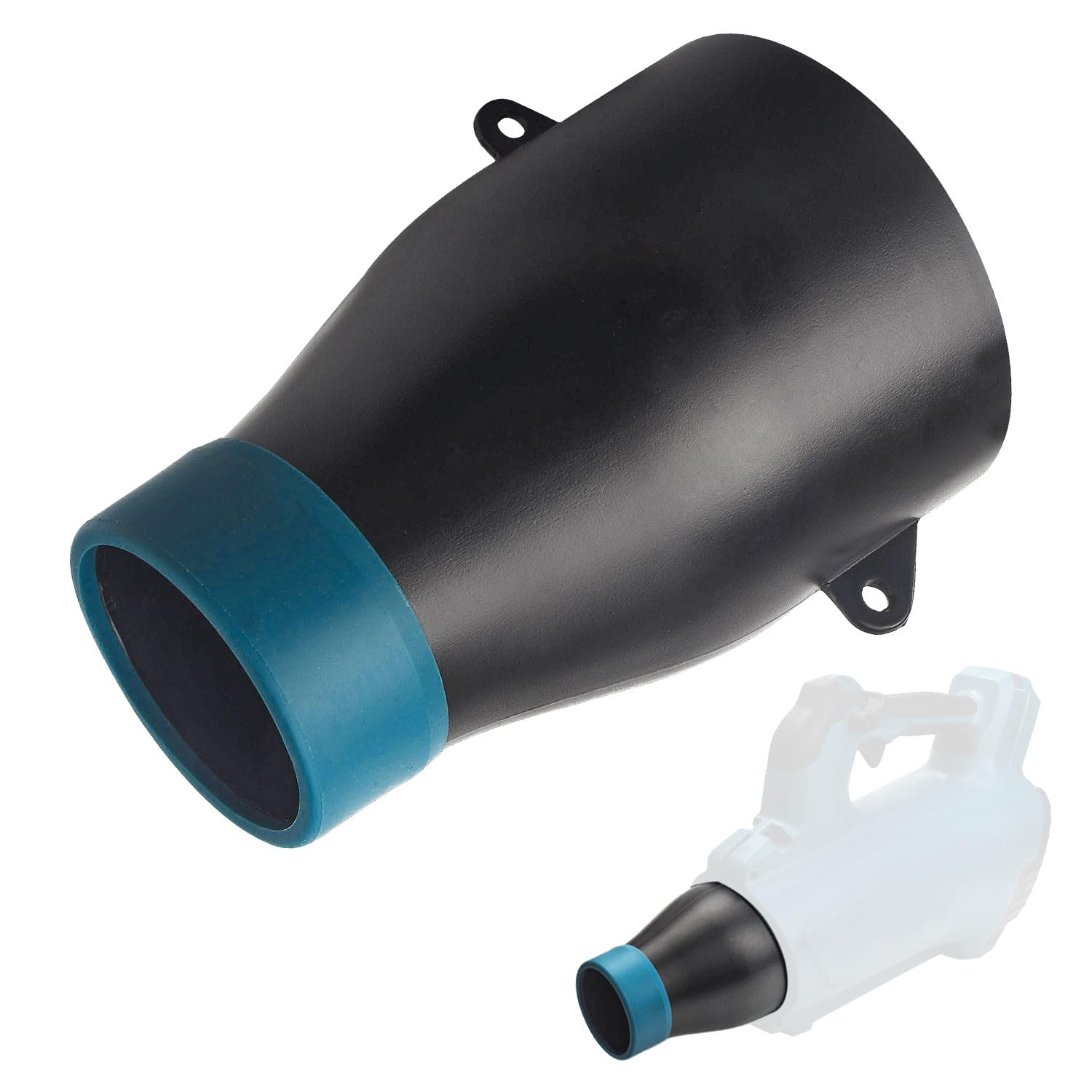 Photo 1 of Car Drying Nozzle for Mak-ita 18V LXT Leaf Blowers XBU03Z, XBU03SM1, DUB184Z, DUB184PT, DUB184PT2 - Contain Protective Silicone Band