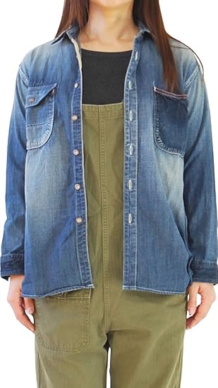 Amazon Johnbull ジョンブル デニムシャツ ライトオンスデニム