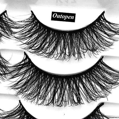 4 Eyelashes+Strips+Lashes+Fluffy+Makeup