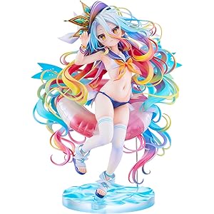 グッドスマイルカンパニー[GOOD SMILE COMPANY] ノーゲーム・ノーライフ 白 セーラー風水着Ver. 1/7スケール プラスチック製 塗装済み完成品