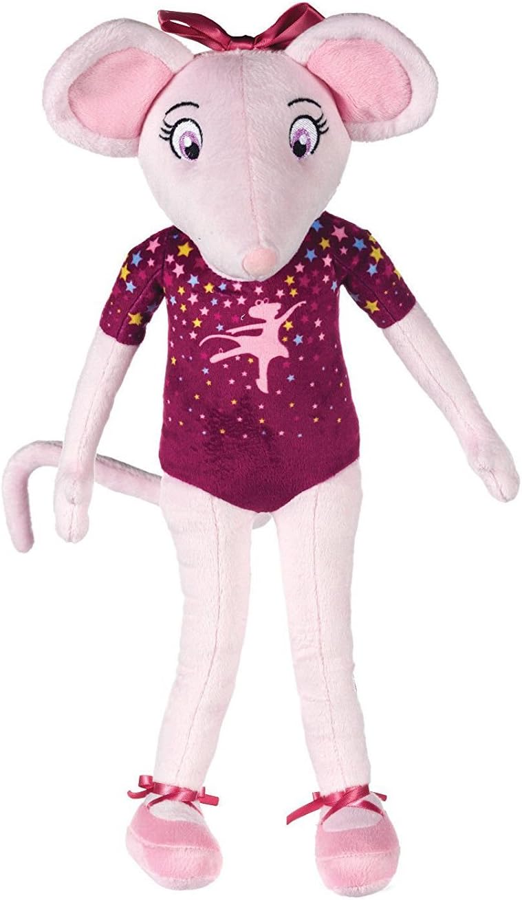 Whitehouse Leisure 16 Inches Tall Angelina Ballerina Soft Toy Dressed In Purple (k29)