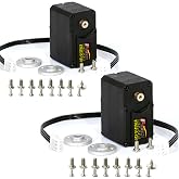 (2-Pack) FEETECH STS3215 30KG High Torque Serial Bus Servo Motor 12V, 360&deg; Programmable Magnetic Encoder with Continuous Rotation, Two-Way Feedback, Industrial Digital Servo for Robotic Arm, Automati