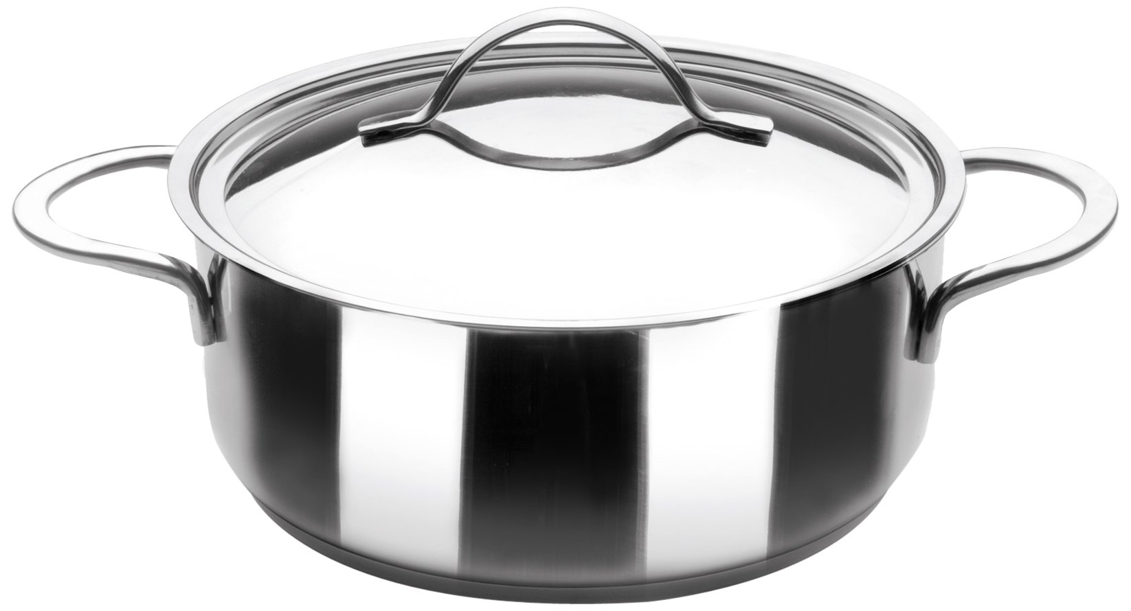 IBILI Noah Casserole with Lid, 18 cm, 18/10 Stainless Steel, Suitable for Induction Hobs — image 1