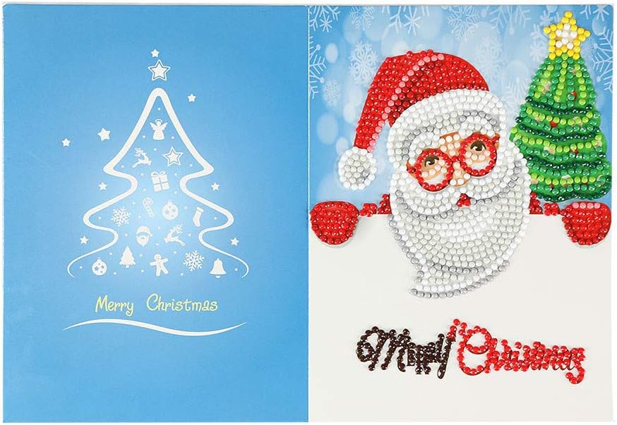 8 Stuck Diy Diamant Malerei Strass Weihnachtskarte Hukz Cartoon Diamond Painting Grusskarten Weihnachten Karten Greeting Cards Hochzeitskarten Geburtstagskarten Einladungskarten Geschenk Karten Lehrmaterialien Burobedarf Schreibwaren Suenaacampo Com