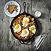 Henley Kitchen - Pre-Seasoned Cast Iron Skillet - 12 Inch - Classic Cast Iron Frying Pan with Stainless Steel Cast Iron Cleaner
