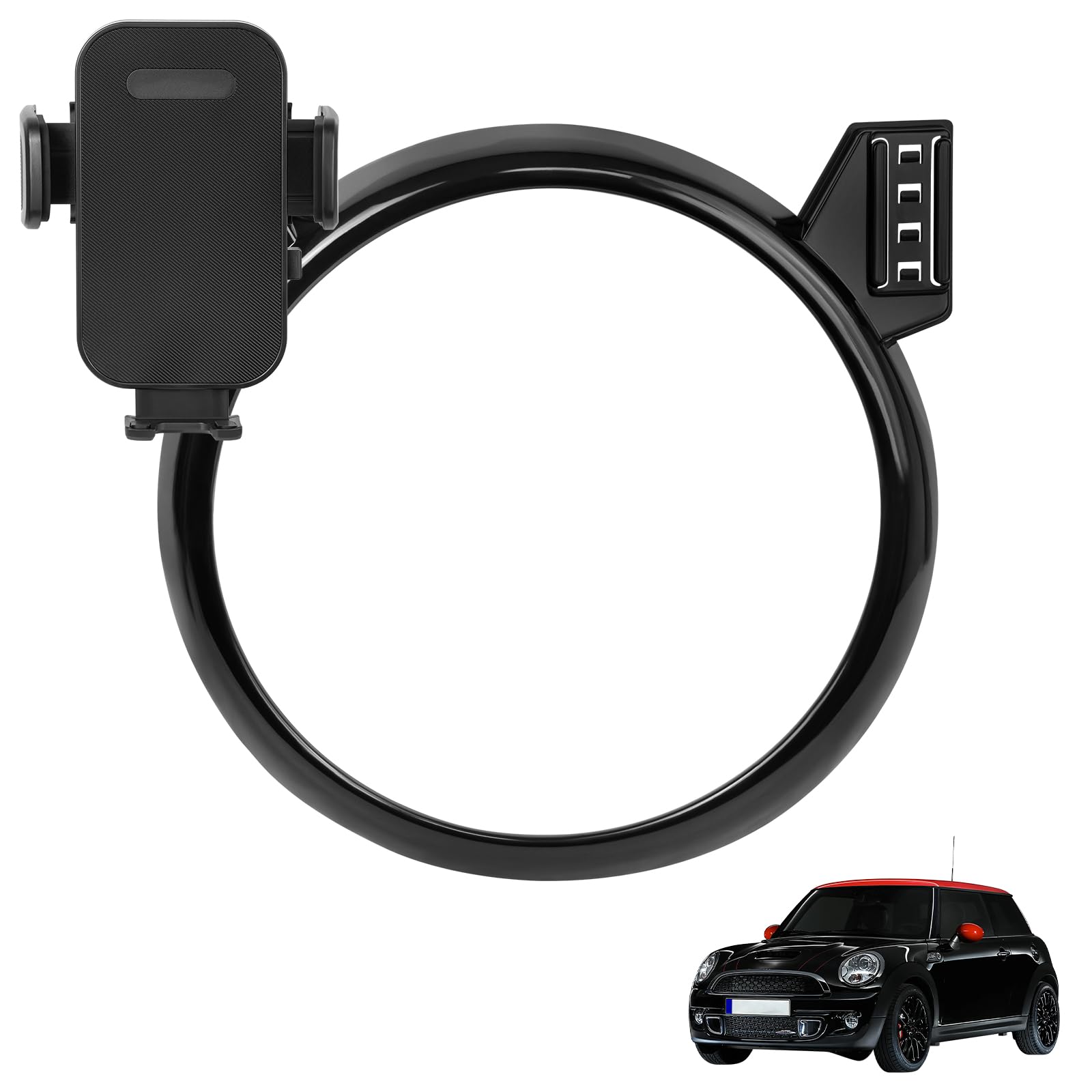 Photo 1 of KAKSEY Car Phone Holder Compatible with BMW MINI Cooper 2007-2013 Auto Accessories Screen Fixed Clip, Mobile Cellphone Mount Navigation Screen Bracket Hands-Free