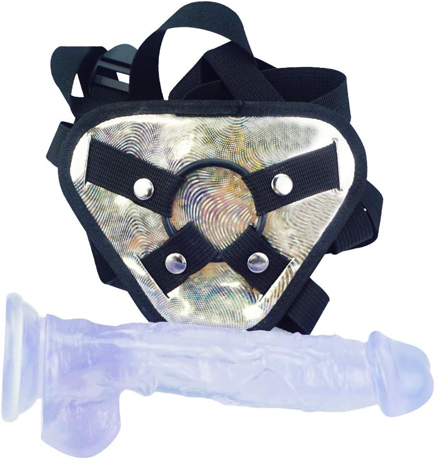 9 in Large Size Realistic Stráp ôn Toy with Flexible Wearable Belt D09O87Y8 (Blue)