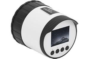 Gugxiom WiFi Telescope Camera Eyepiece, 2K 16MP Electronic Eyepiece for Telescopes, 2" Screen Wireless App Control Digital As