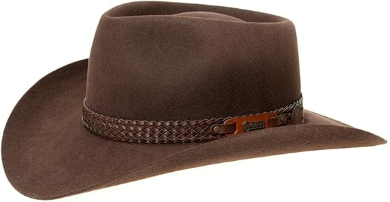 Akubra Snowy River Filzhut aus Australien Rodeo Brown