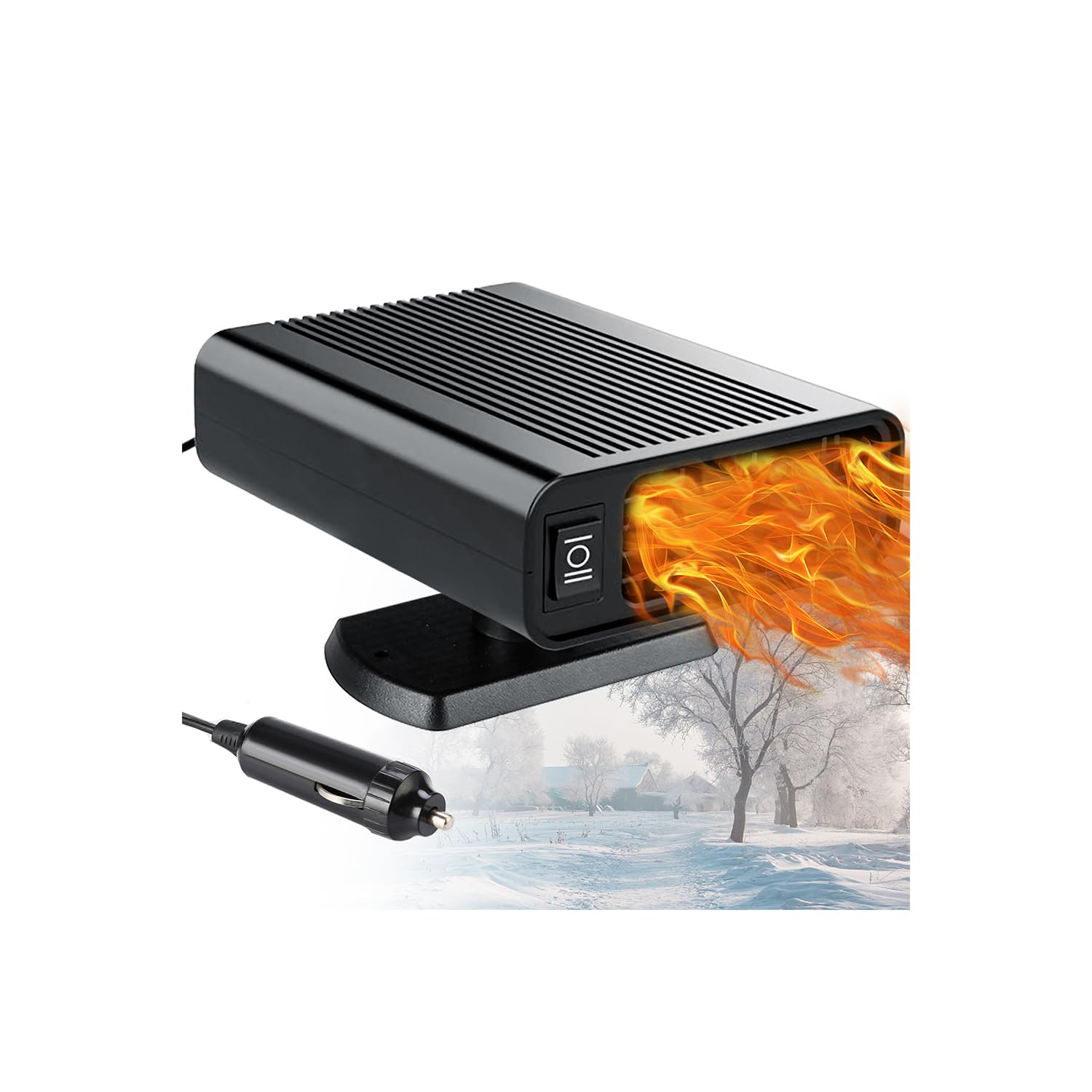 Photo 1 of 2026 Upgraded Portable Car Heater, 12V Fast Heating for Quick Defrosting & Defogging, 150W Vehicle Heater & Cooler with Cigarette Lighter Plug, Universal for All Cars,Christmas Gifts