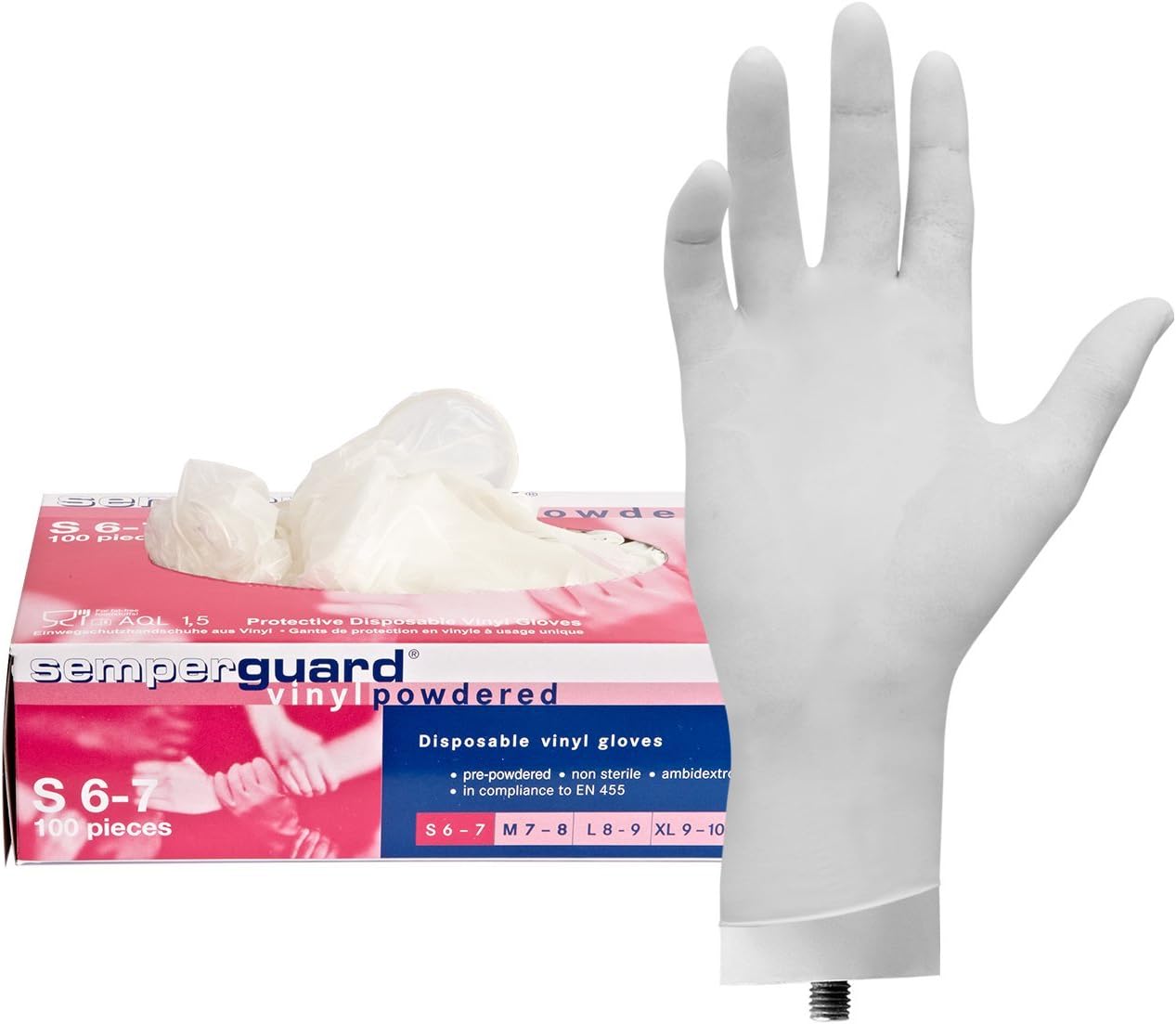 Gants Jetables En Vinyle TAVIALO – Lot De 100, Sans Poudre, Taille M/8 Ou L/9, Pour Maison, Médecine, Industrie - 13