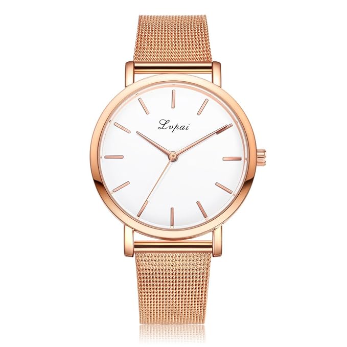 Uhren Damen Armbanduhr Frauen Mode Frauen Gold Edelstahl Uhr Analoge Quarz-Armbanduhr Klassisch Uhr Mode Armbanduhr,ABsoar
