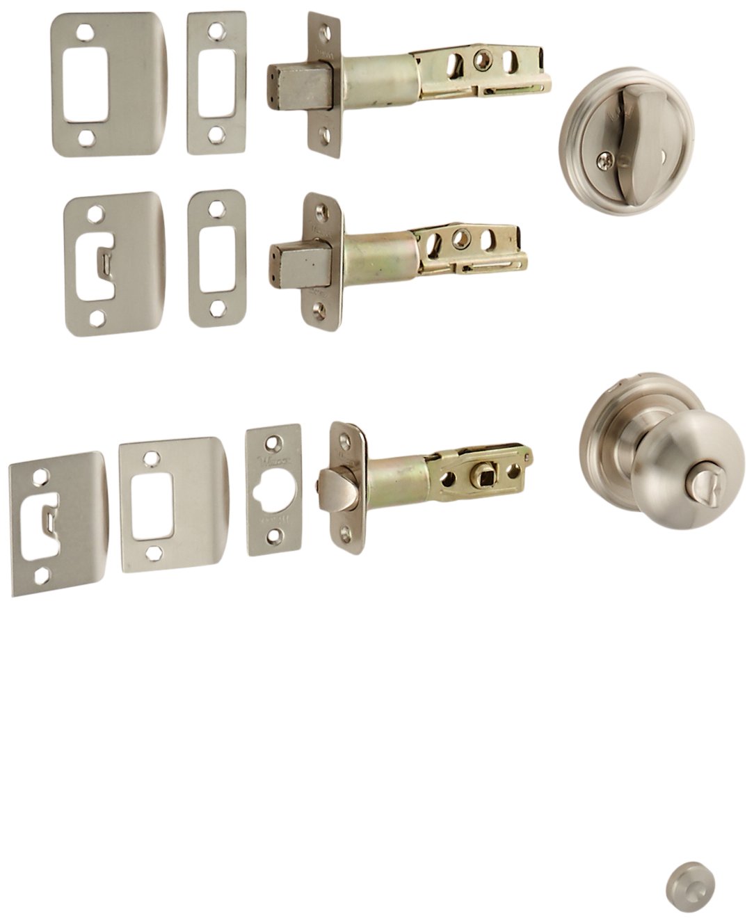 Weslock 01300INSL20 Lexington 1300 Series Entry Handle, Satin Nickel