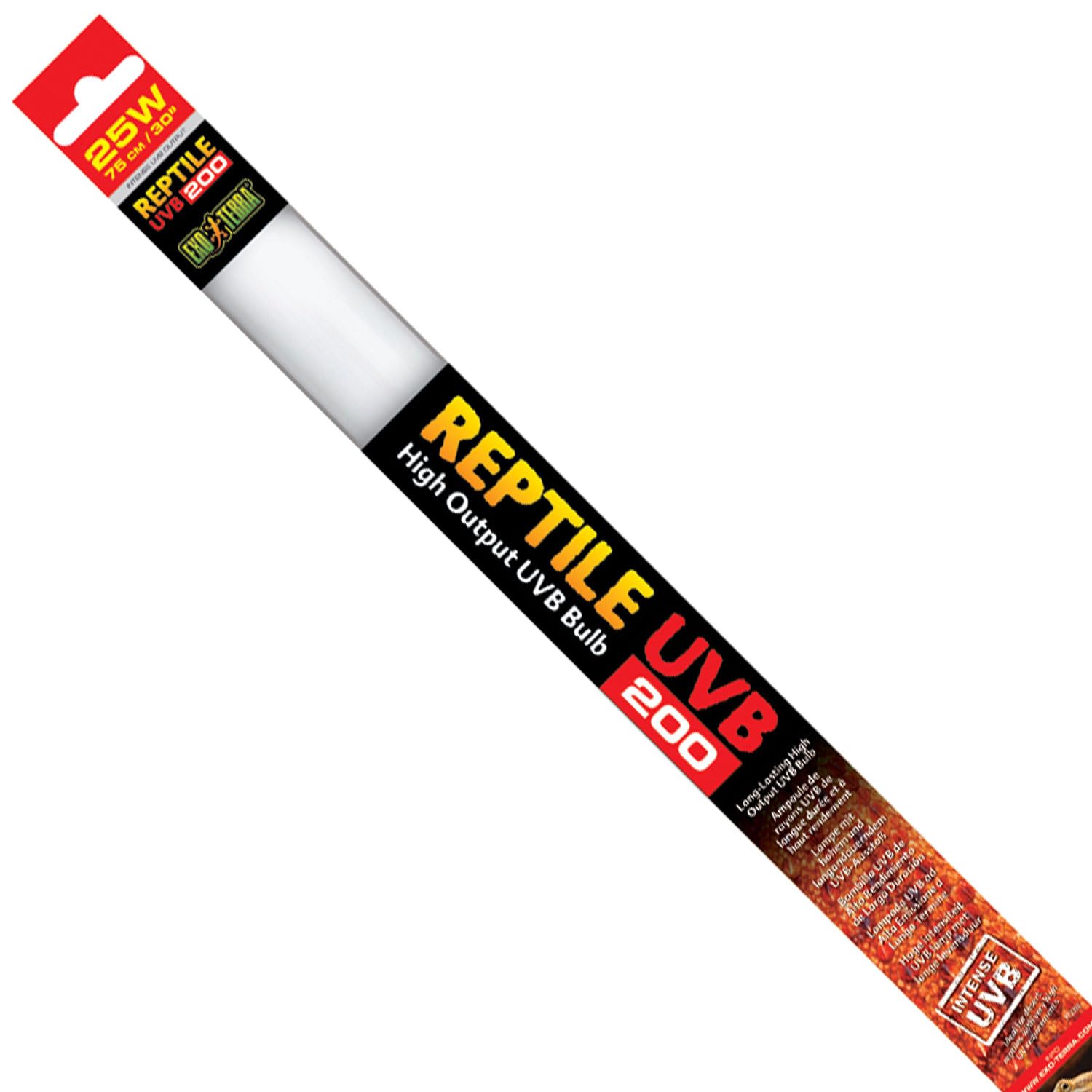 Exo Terra Reptile UVB 200 Bulb, 25 W, 30 in