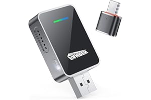 Visoud Wireless CarPlay Adapter, Converts Wired to Wireless CarPlay, One-Click User Switching, Plug & Play, Designed for iOS 