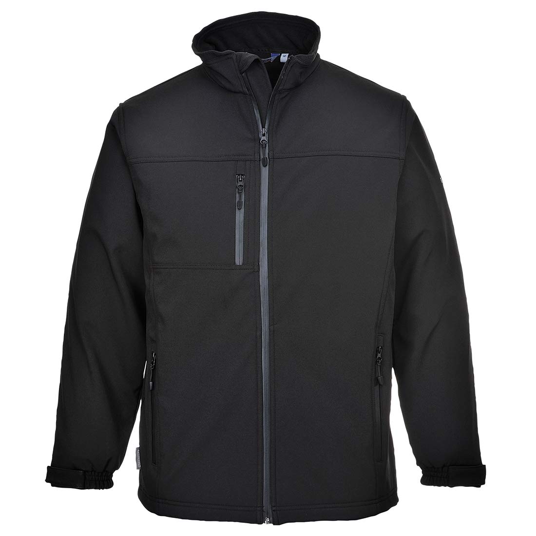 Portwest TK50 Water Resistant Windproof Softshell Jacket (3L) Black, X-Large