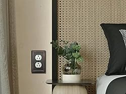 OKAWYC Single Duplex Outlet Light Switch Cover