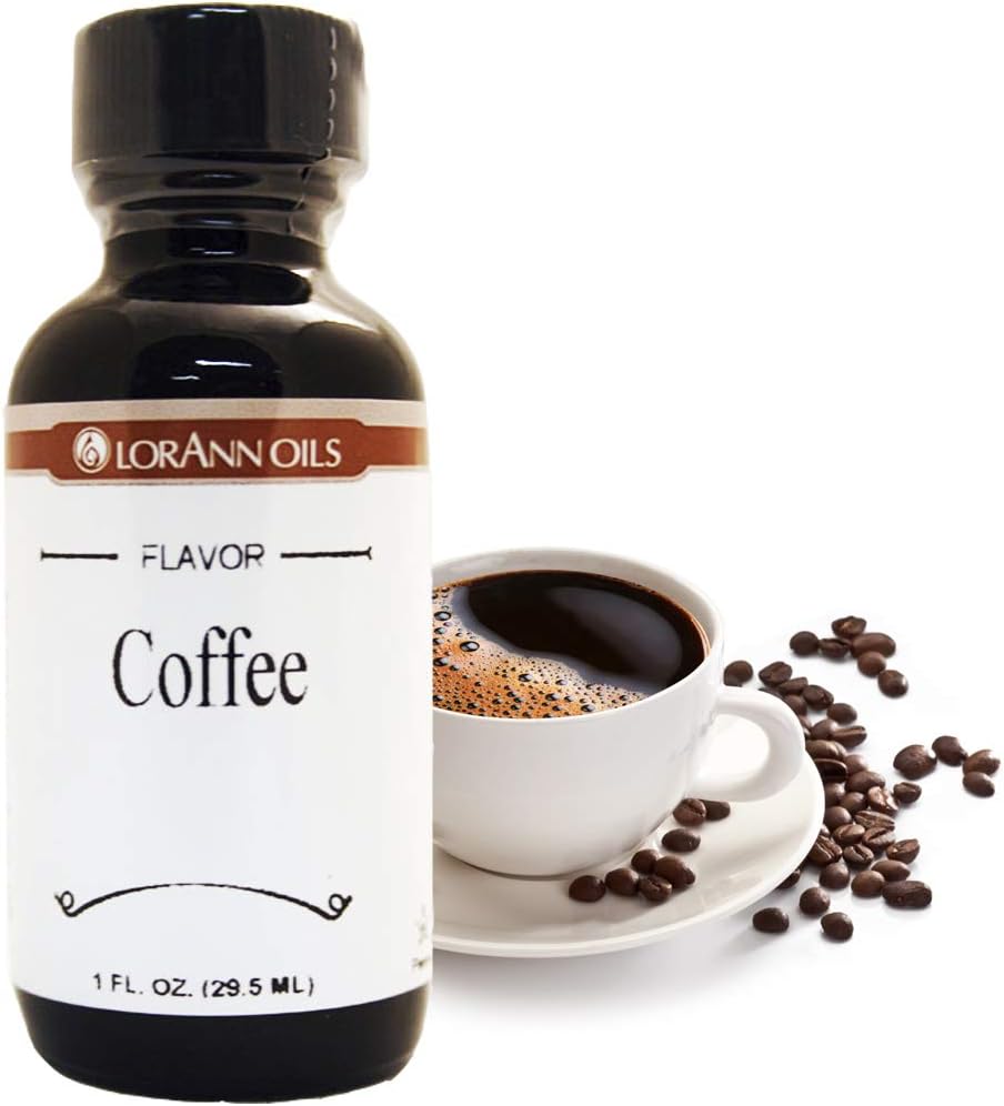 Coffee Flavouring Oil Extracts by LorAnn Oils (1oz/30ml) for Baking