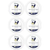 Dove Body Love Rich Nourishment Cream, Face, Hand & Body Lotion for Extremely Dry Skin, Fast-Absorbing 72-Hour Moisturizing Cream with Ceramide Serum, Travel Size, 2.53 Oz (Pack of 6)