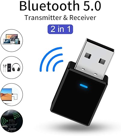 Bluetooth Adapter 2 In 1 Transmitter Und Empfanger Amazon De Elektronik