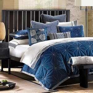 Amazon.com: Artology Sashiko Mini Comforter Set, King