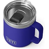 YETI Rambler 14 oz Mug, Vacuum Insulated, Stainless Steel with MagSlider Lid, Stainless