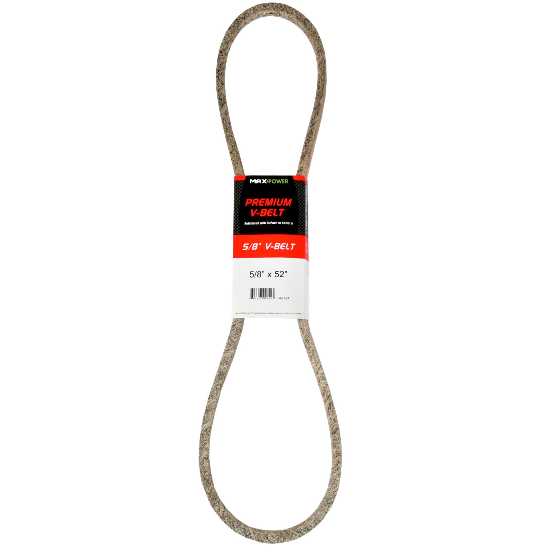 MaxPower V-belt 347597, Kevlar reinforced, 5/8 inch x 52 inch, 5L520, outer length L (a) 1320 mm.