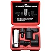 ITEQ 5 Pcs Automotive Oxygen Sensor Socket Wrench Remover tool and Thread Chaser Set
