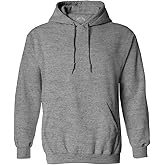 Joe's USA Men’s Fleece Pullover Hoodie – Casual Hooded Sweatshirt, 75 Colors, Sizes S-6XL & Tall LT-4XLT