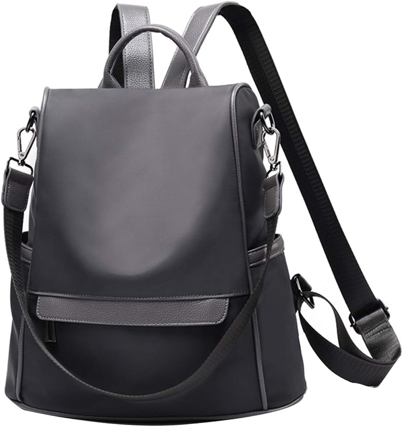 NOTAG Damen Handtasche 2-in-1 - Wasserdichter Nylon Shopper Und Rucksack