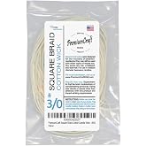 PremiumCraft Square Braid Cotton Candle Wick - #3/0