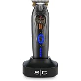 Stylecraft Instinct Professional Cordless Hair Trimmer IN2 Vector Motor | Intuitive Torque Control, Metal Housing, 3 Modular Cusom Lids, Micro-USB Rechargeable