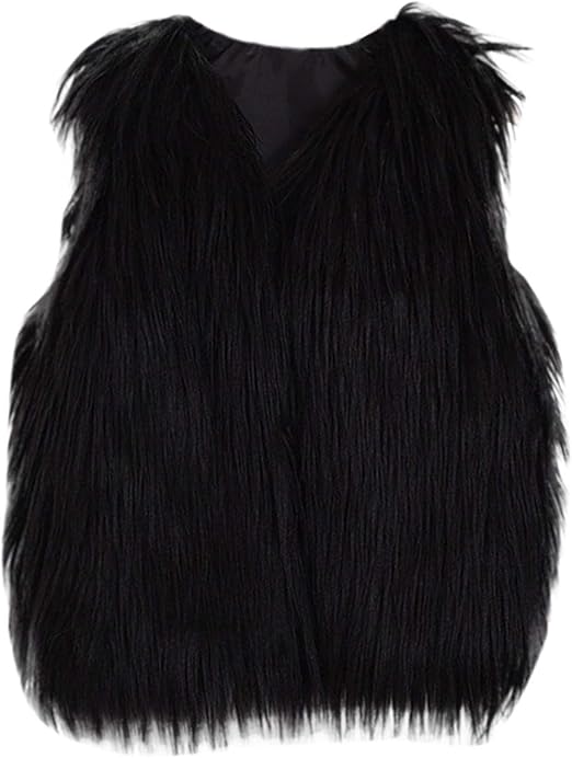 girls white fluffy cardigan